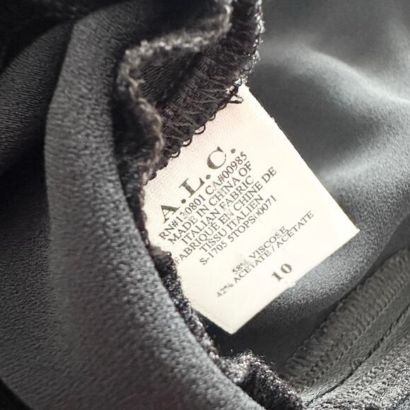 ALC Black V Neck Adjustable Strap Viscose Classic Tank Shell Base Layer Women 10 - Picture 9 of 9